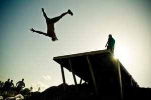 Leap of Faith flip by Superhero Scramble, LLC